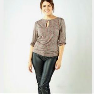 Boutique-Tracy Negoshian 3/4 slv Chelsea top